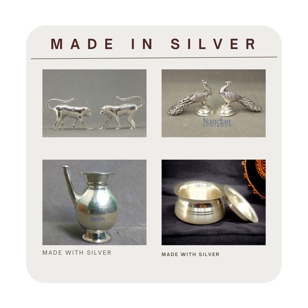 How to Clean and Store Pure Silver Puja and Shringar Items