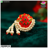 Meenakari Sirpech Paag - Red