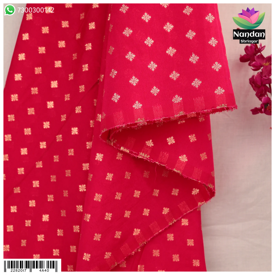 Cotton Butti Kapad - Pink
