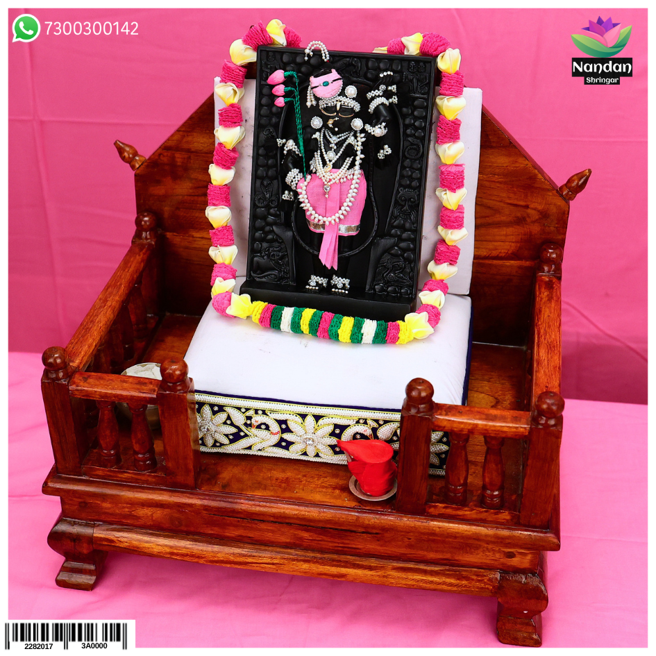 Real Pearl Moti Shringar - 9 Inch Swaroop