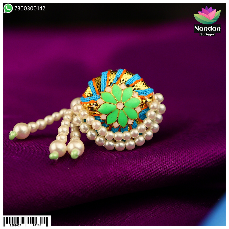 Meenakari Sirpech Paag - Green