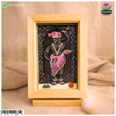 Chitra ji Swaroop - Postcard Size With Gold Work