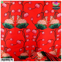 Cow Print Vastra ( Red )