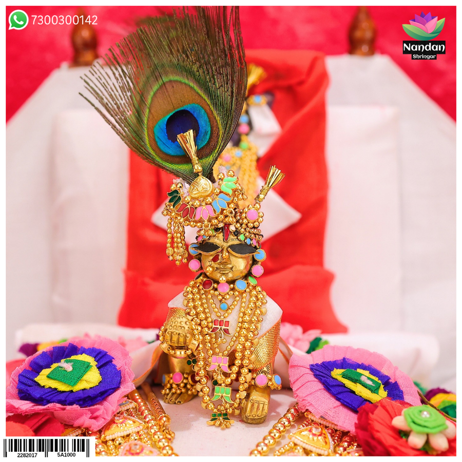 Meenakari Pachrangi Holi Shringar