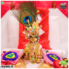 Meenakari Pachrangi Holi Shringar