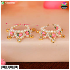 Nupur - kamal With Real Pearl (Silver)