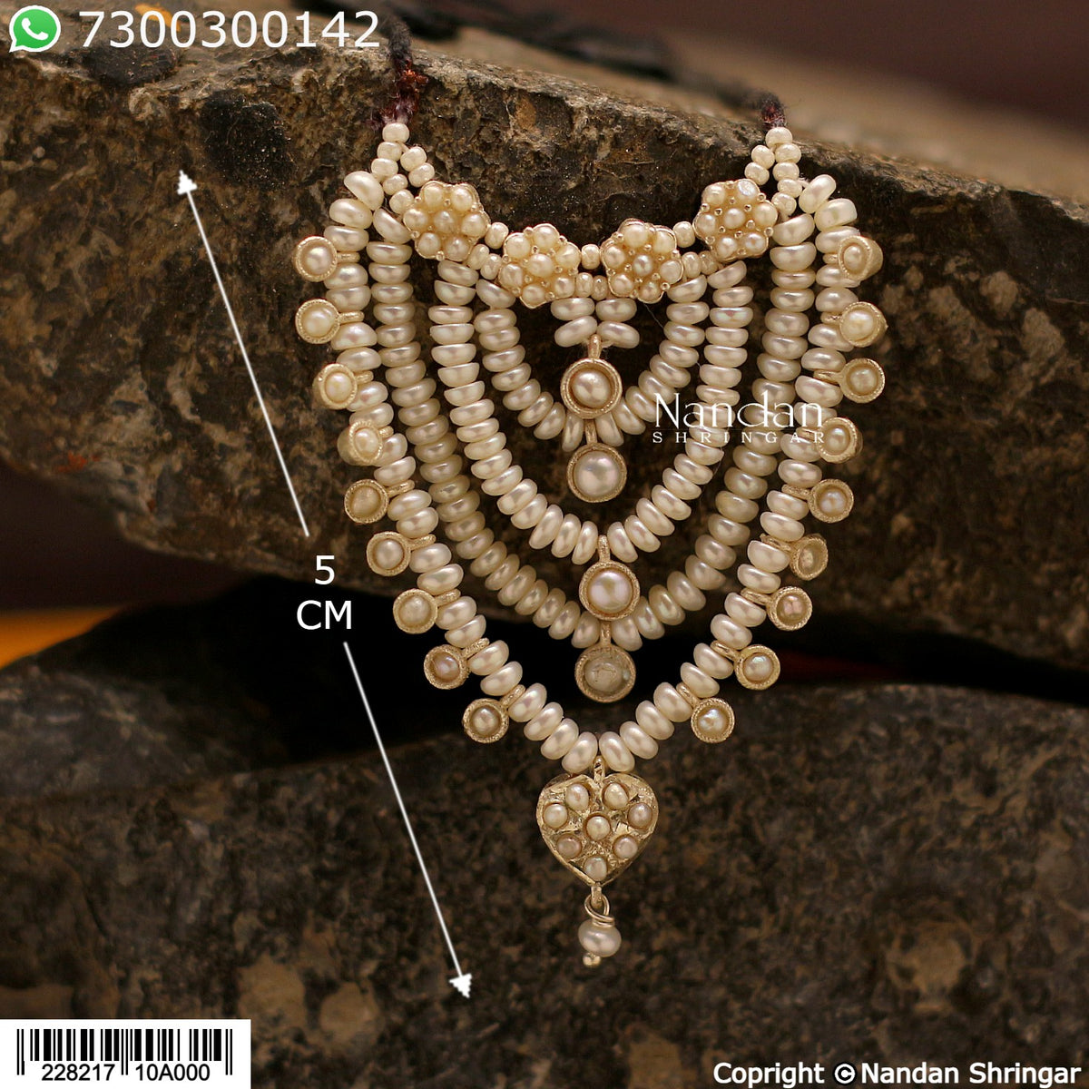 Real Pearl Haar - (Silver)