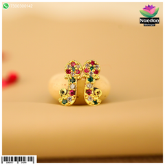 Janmashtami Special Makrakrit Kundal- Silver