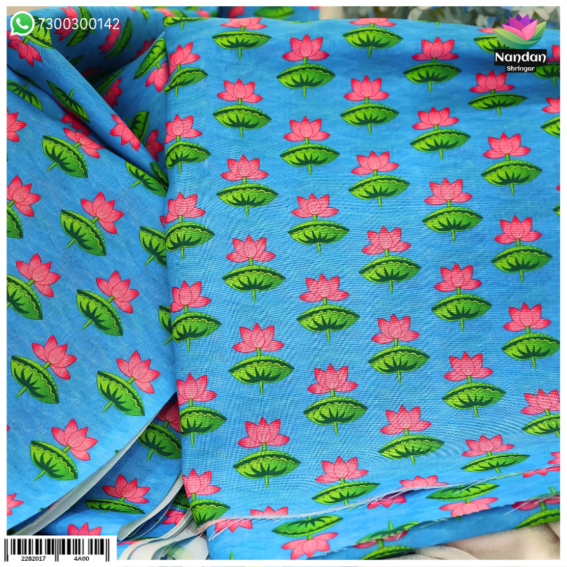 Kamal Print Vastra - blue