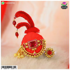 Manek Duhera Katra With Shishfool (Silver)