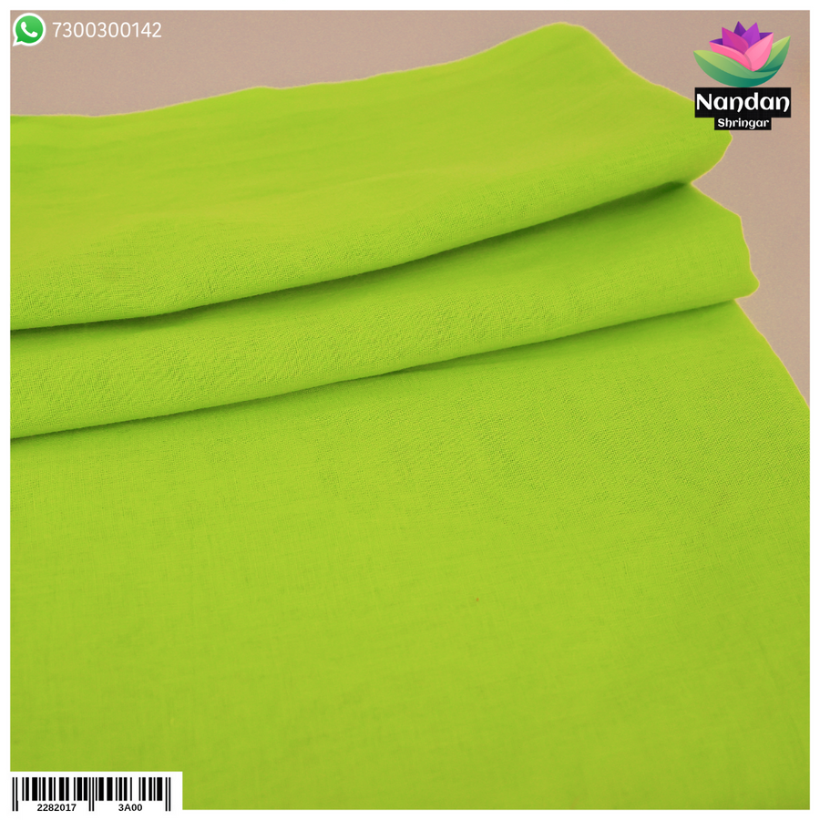 Malmal Vastra - Light Green (Badami)