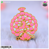Laddu Gopal Meenakari Mukut Pink (Without Kiran)