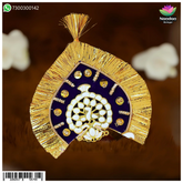 Meenakari Mukut - White (With Kiran)