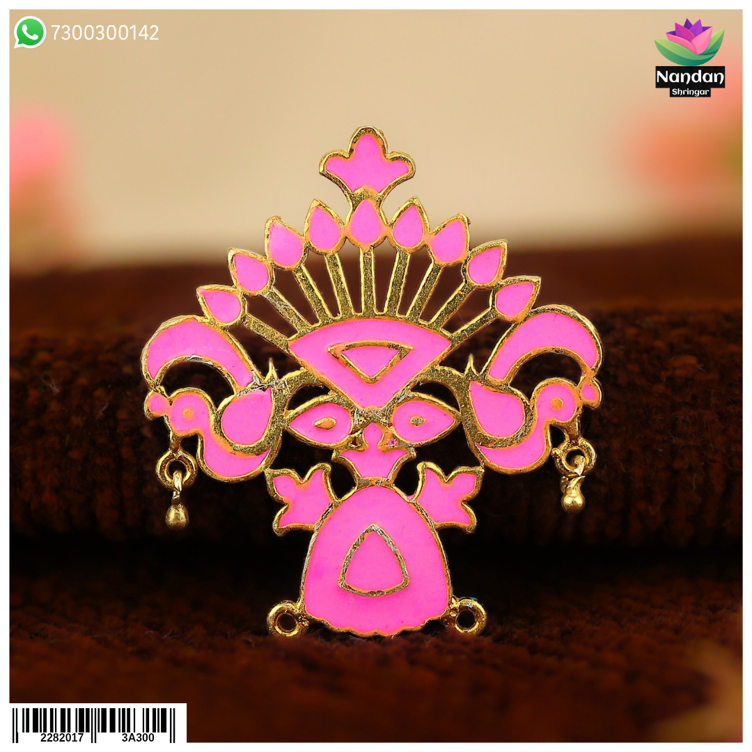 Meenakari Tipara - Pink