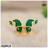 Meenakari Matasyakrit Kundal - Green(Silver)