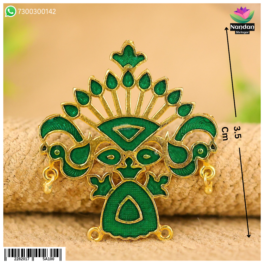 Meenakari Tipara - Green