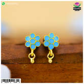 Meenakari Karnfool - Blue
