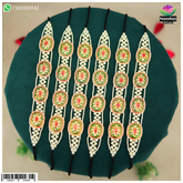 Meenakari Takiya Patte Set ( 10 Inch Gaadi Ji ) - Design 2