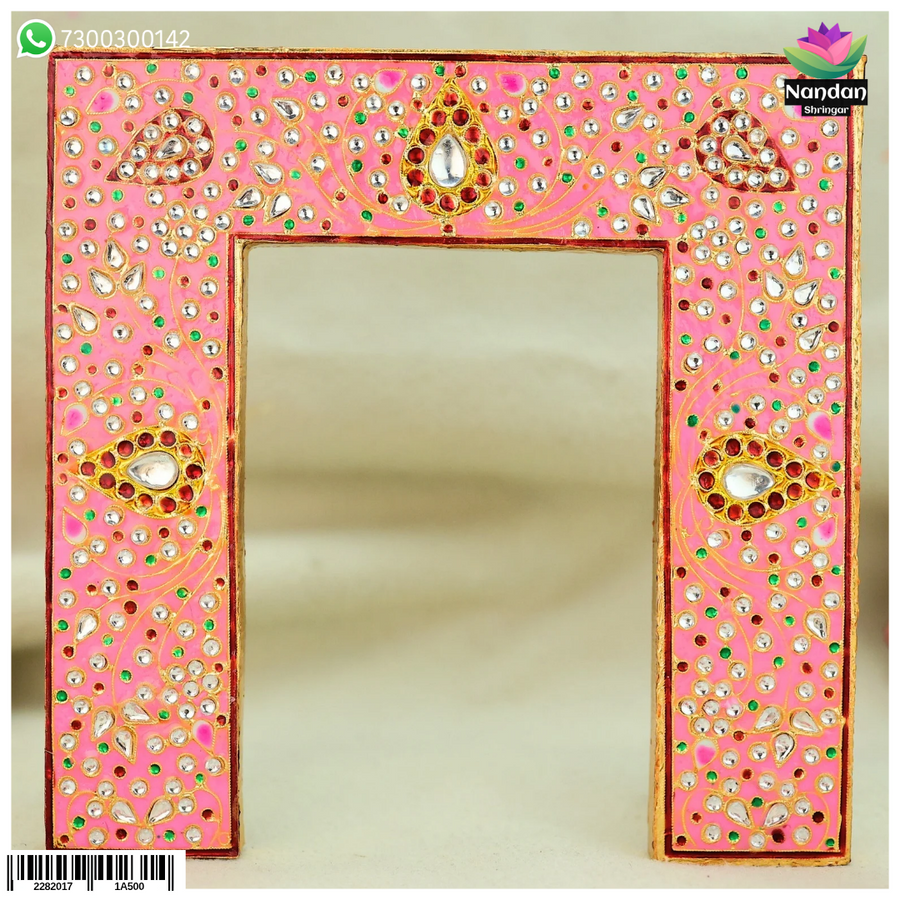 Meenakari Pithika - Pink( Gulabi ) Design 1