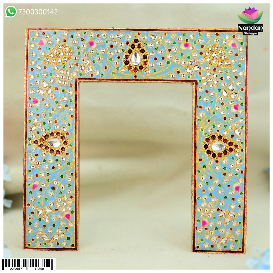 Meenakari Pithika - Blue ( Firoja )