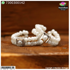 Real Pearl Kada (Silver)