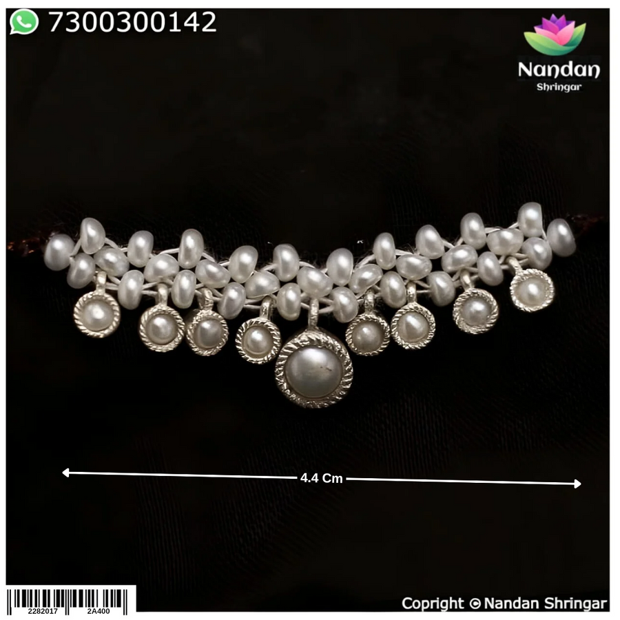 Real Pearl Kandora - Silver