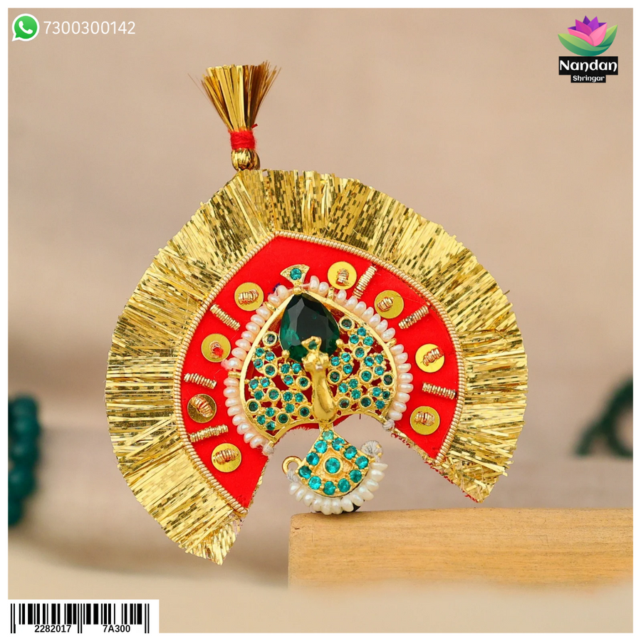 Panna Mayur Mukut - (Silver)