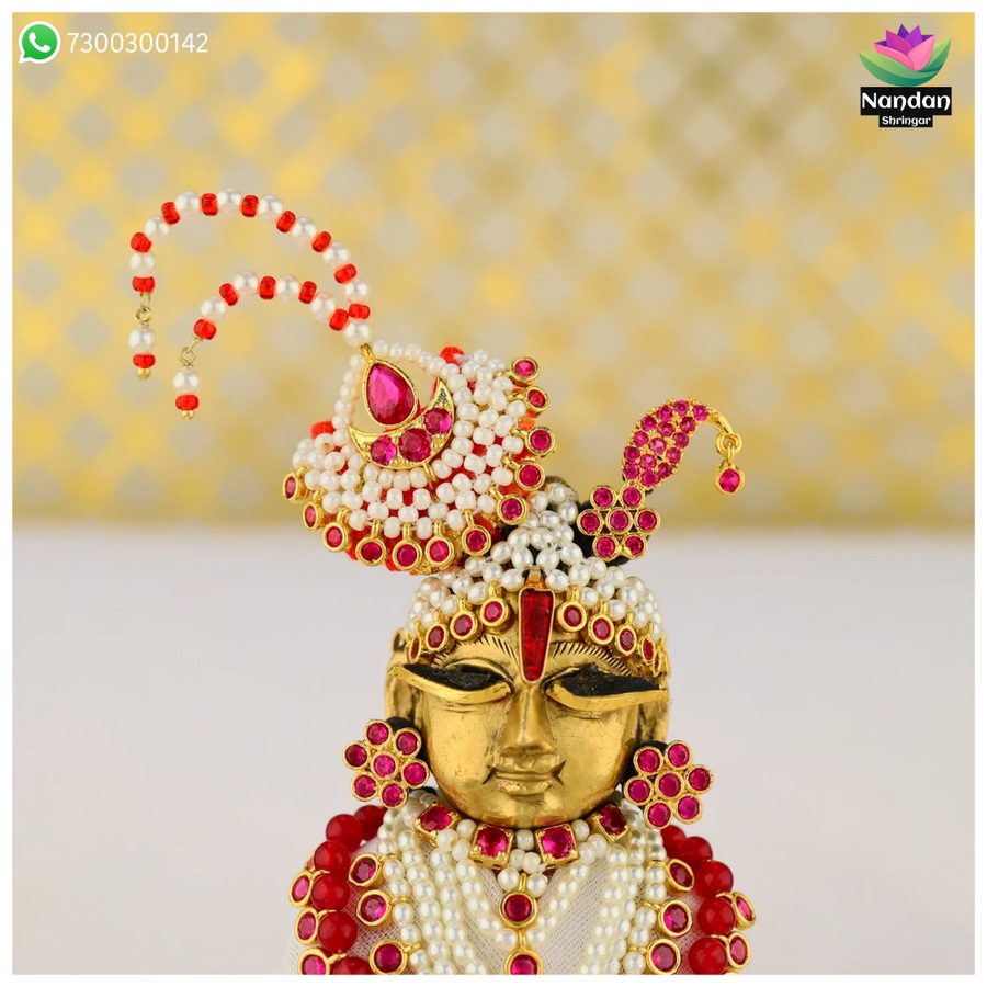 Chandra Katra With Shishfool - Silver (Manek)