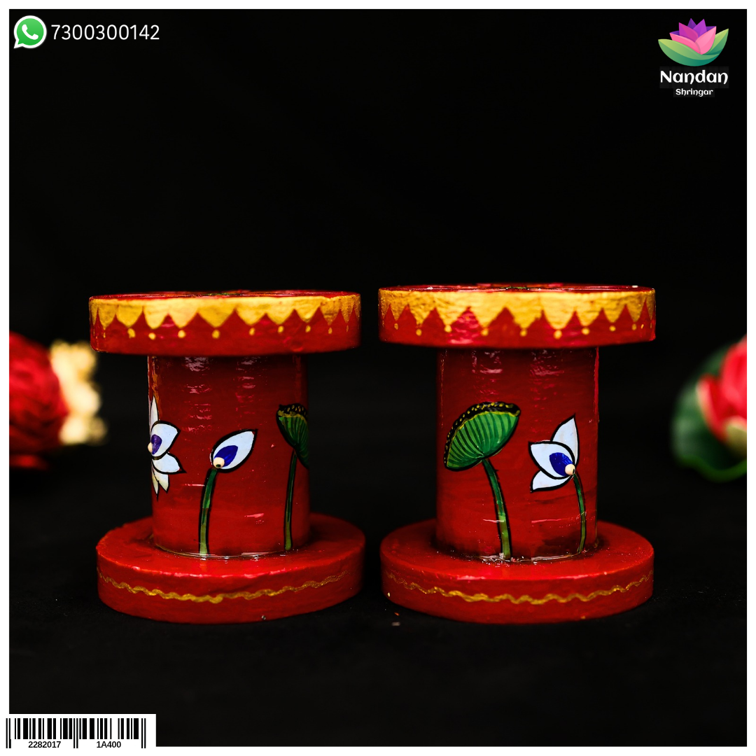 Kamal Padge Pair - Red
