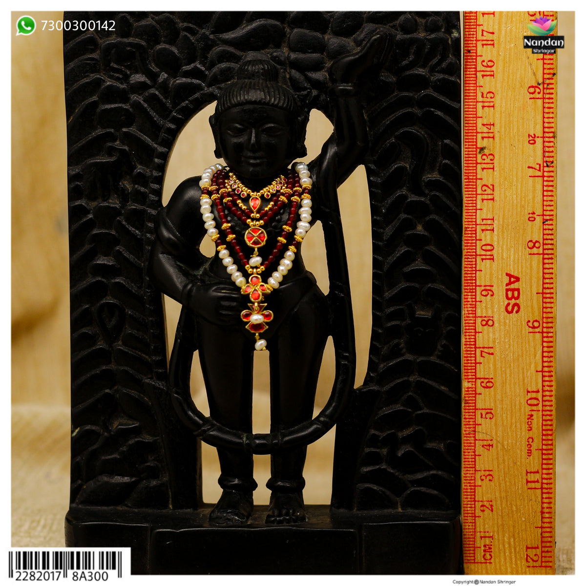 Manek Jadaau Haar - Silver