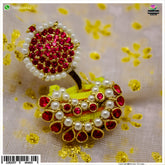 Gol Chandrika with Paag - Silver (Manek)