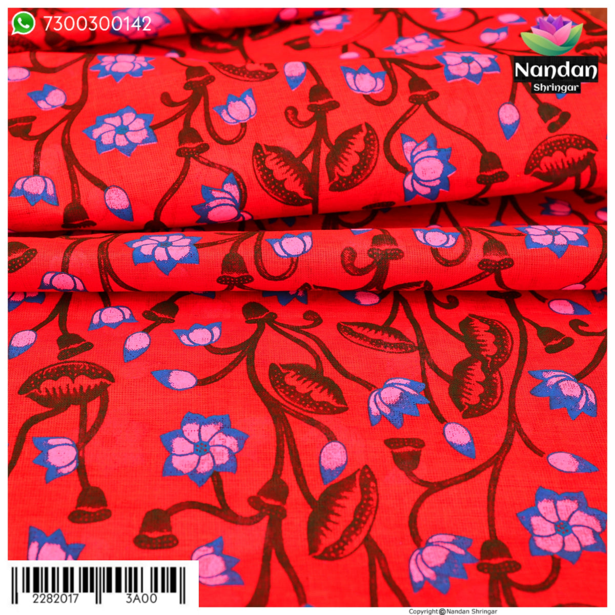 Kamal Talai Vastra - ( Red)