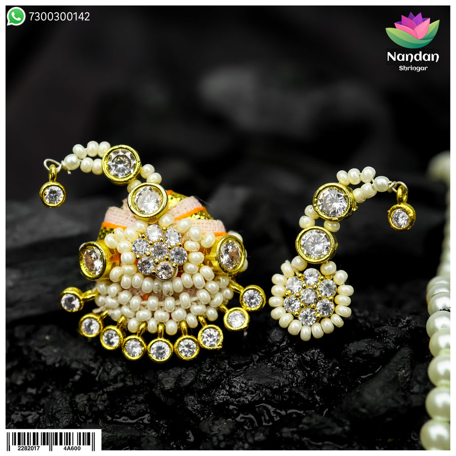 Heera Sirpech With Shishfool (Silver)