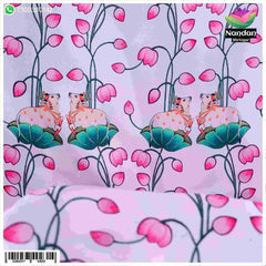 Cow Print Vastra ( safed )