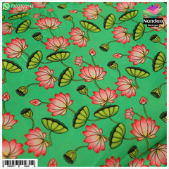 Kamal Print Vastra - Green