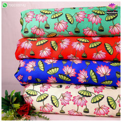 Kamal Print Vastra - Red