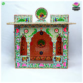 Meenakari Bangla - Reversible Side 1 - Gulabi Side 2 - Firoja ( 20 Inch )