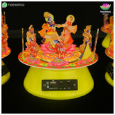 Nandan Shringar Raas Mandali jewelry set featuring intricate traditional design with beads and embellishments.
