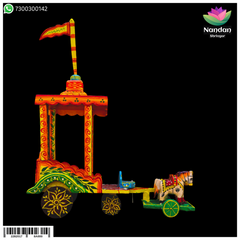 Wooden Rath Hand Painted - No.2
