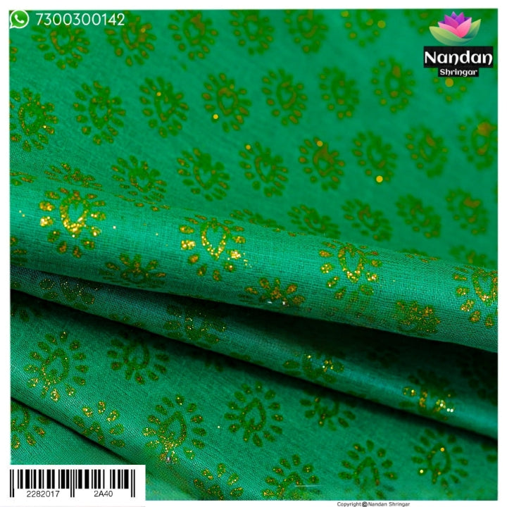 Navratri Special Vastra - Green (Anguri) - nandanshringar