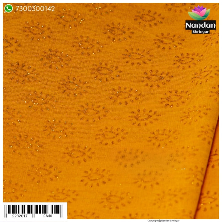 Navratri Special Vastra - Orange (Champai)