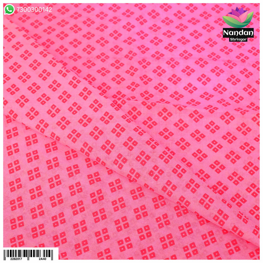 Chofuli Chunari Vastra - Pink