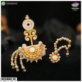 Soneri Meenakari Gol Chandrika With Shishfool