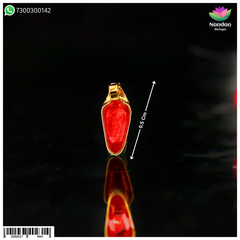 Meenakari Tilak - Red ( Size 1 )
