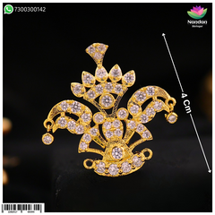 Tipara Folding Silver - Heera (4 In 1 Shringar)