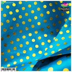 Zari Chap Vastra - Blue