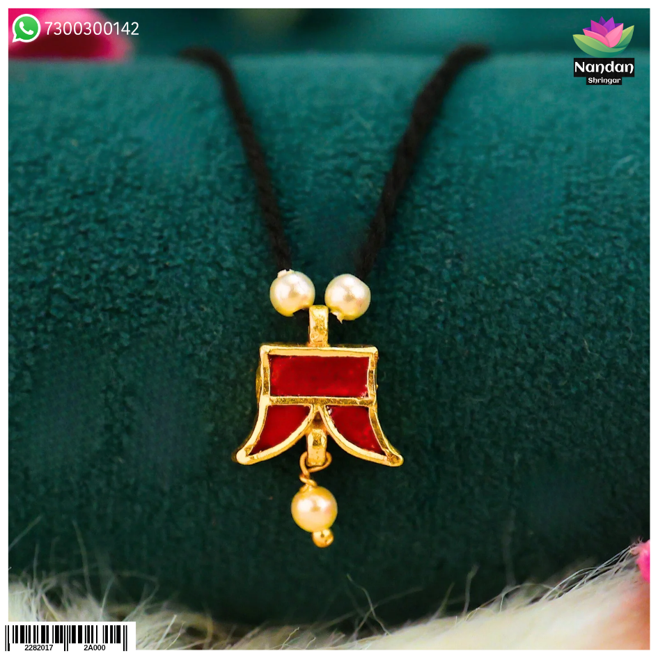 Nandanshringars Jadaau Waghnakh with real pearl accents, intricate traditional Indian jewelry with manek detailing.