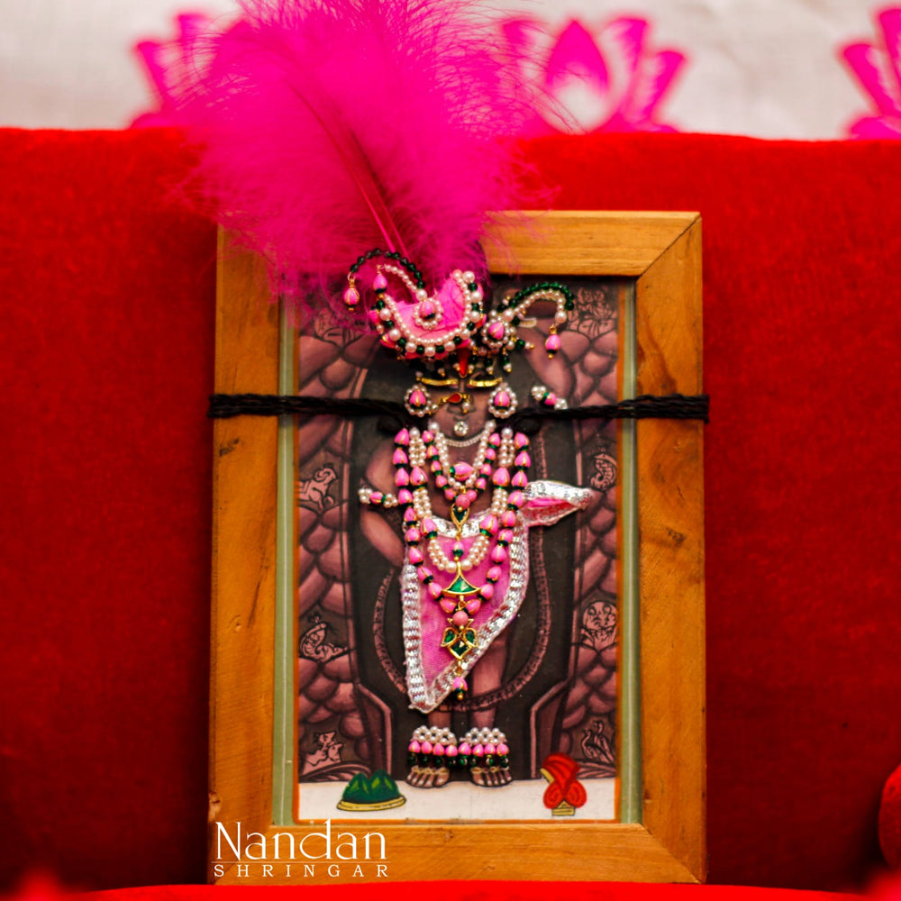 Nandan Shringar Kamal Kali Shringar jewelry set with intricate designs and vibrant colors, perfect for traditional Indian adornment.