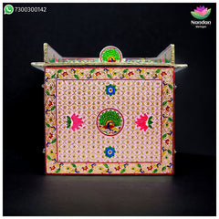Meenakari Bangla - Reversible Side 1 - Gulabi Side 2 - Firoja ( 20 Inch )