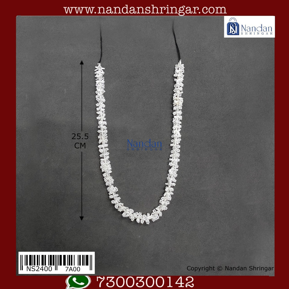 Juhi Pushp Mala (10 Inch) - nandanshringar